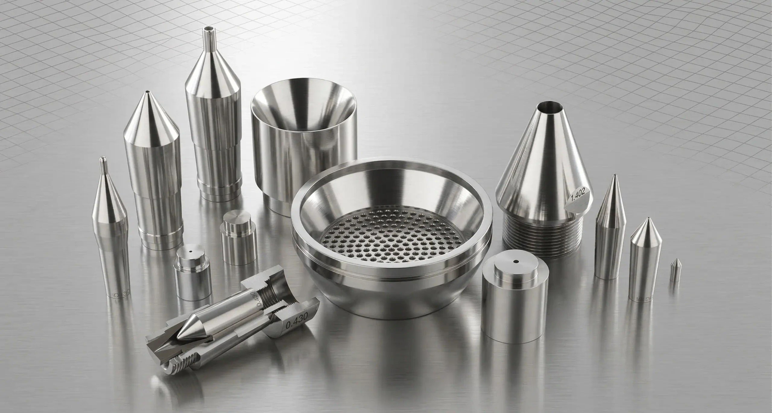 Wire and cable extrusion tip and die