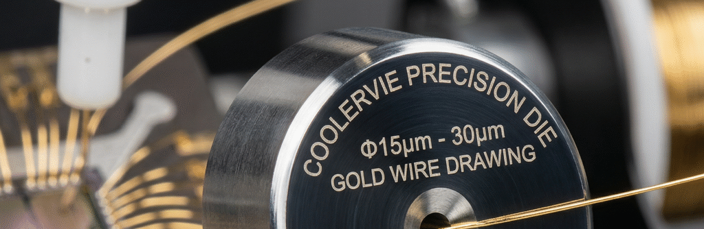 Bonding wire drawing dies